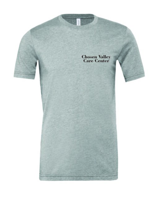 Chosen Valley Care Center Left Chest Unisex Tshirt